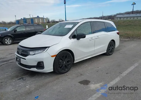 2025 Honda Odyssey Sport-L z USA, uszkodzony, nr VIN 5FNRL6H75SB021594